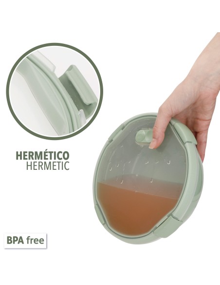 Curver Recipiente hermético (1L) con cubiertos