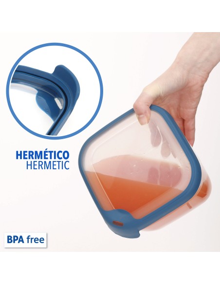 Curver Recipiente hermético cuadrado (1,8L)