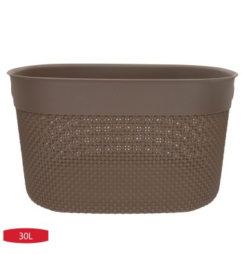 Curver Cesto organizador Filo 30L castanho 2