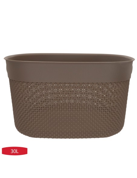 Curver Cesto organizador Filo 30L castanho