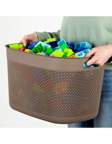 Curver Cesto organizador Filo 30L castanho
