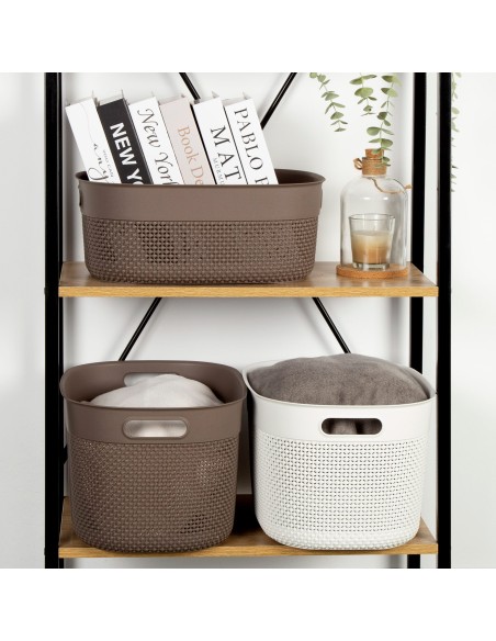 Curver Cesto organizador Filo 30L castanho