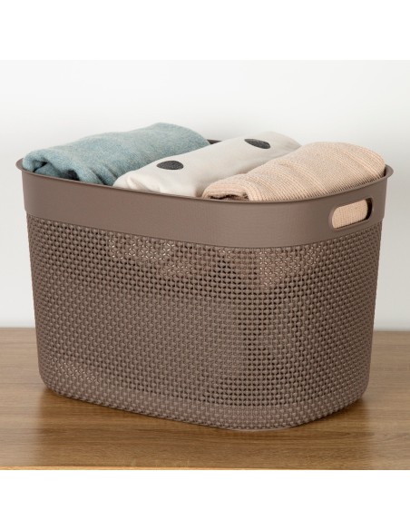Curver Cesto organizador Filo 30L castanho