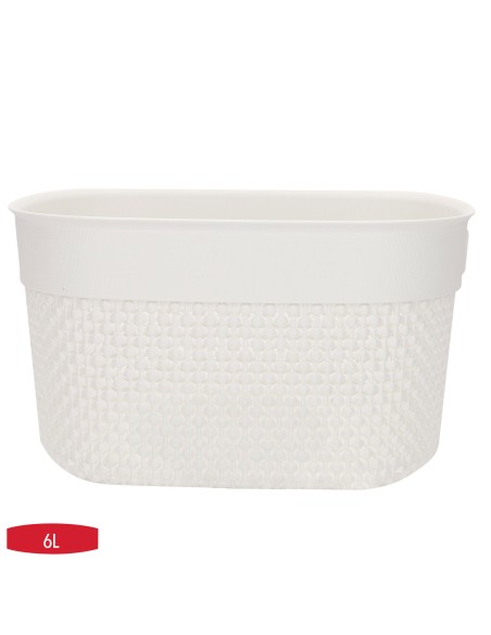 Curver Cesta organizadora Filo 6L blanco