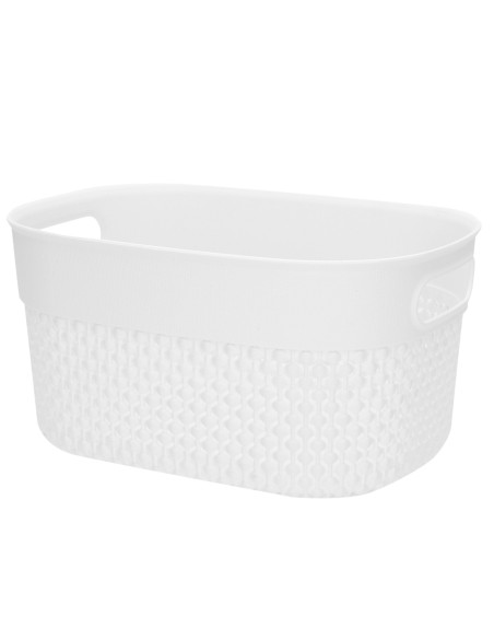Curver Cesta organizadora Filo 3,5L blanco