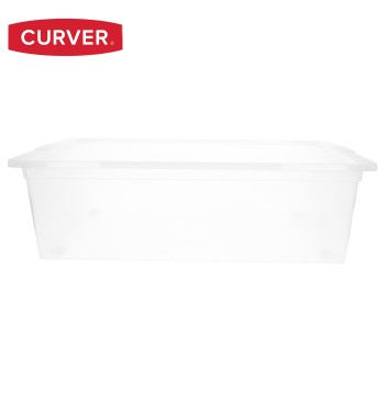 Curver Caixa de arrumação com tampa e rodas C-Box 27L... 2
