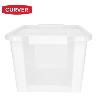 Curver Caixa de arrumação com tampa Bi-Box 11L branco 2