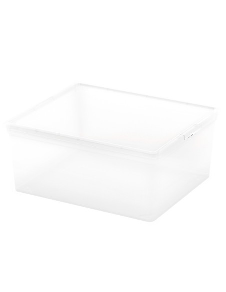 Curver Caja de almacenaje con tapa C-Box 18L transparente