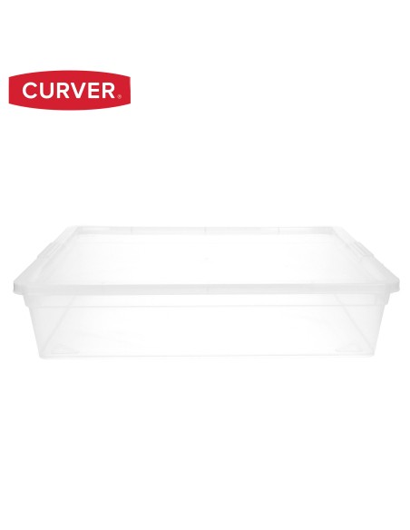 Curver Caja de almacenaje con tapa C-Box 9L transparente