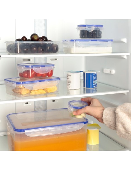 Max Home Pack 7 recipientes de plástico herméticos de 0,1 a 5L