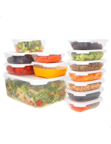 Max Home Pack 13 recipientes de plástico de 0,5 a 6,8L