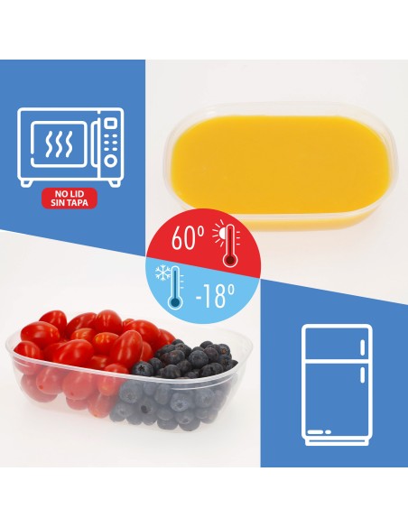 Max Home Pack 13 recipientes de plástico de 0,5 a 6,8L