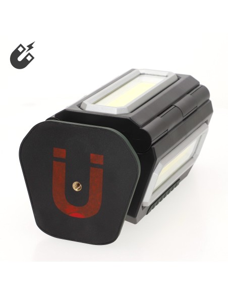 3 em 1 USB e powerbank 1500 lúmenes exterior LED triplo holofote