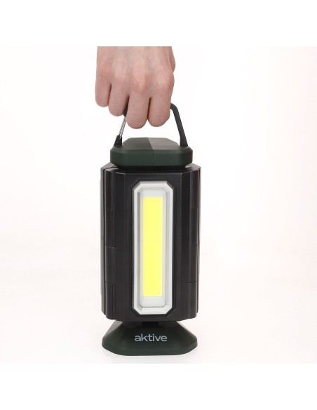 3 em 1 USB e powerbank 1500 lúmenes exterior LED triplo holofote