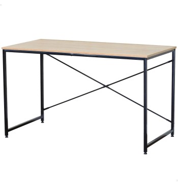 Mesa de madeira e aço Max Home 120x60x71 cm