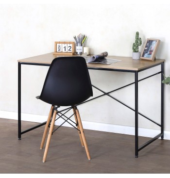 Mesa de madeira e aço Max Home 120x60x71 cm 2