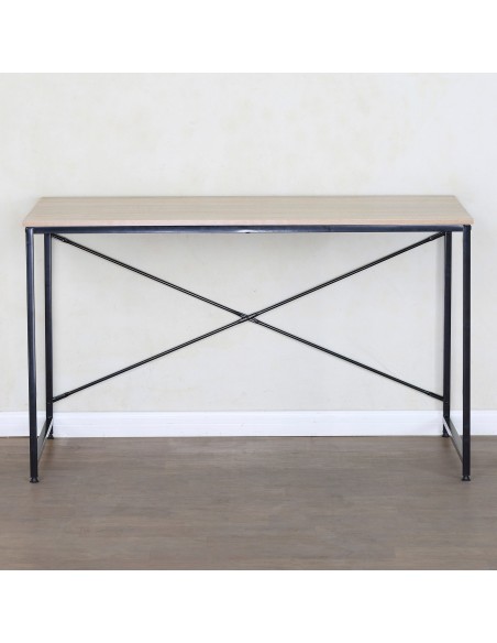 Mesa de madeira e aço Max Home 120x60x71 cm