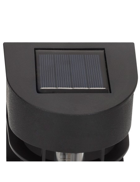 Conjunto de 2 candeeiros de parede solares LED 6 lúmens