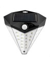 Luminária de parede solar LED de 80 lúmens com sensor de movimento e 3 intensidades