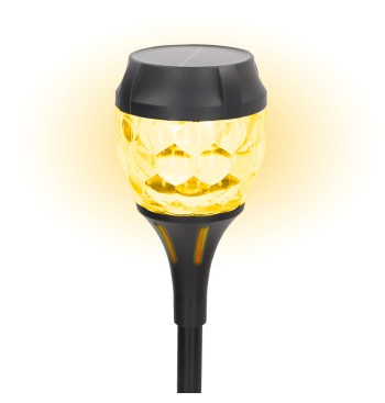 Conjunto de 2 balizas solares LED 5-10 lumens com... 2