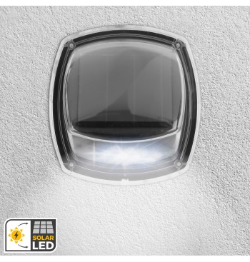 Conjunto de 2 candeeiros de parede solares LED 3 lúmens 2