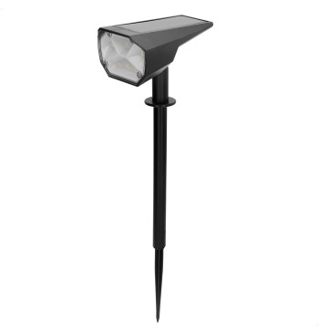 Farol solar LED, luz fixa e colorida, 5-10 lúmens