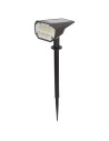 Farol solar LED luz quente com 2 intensidades 5-10 lumens