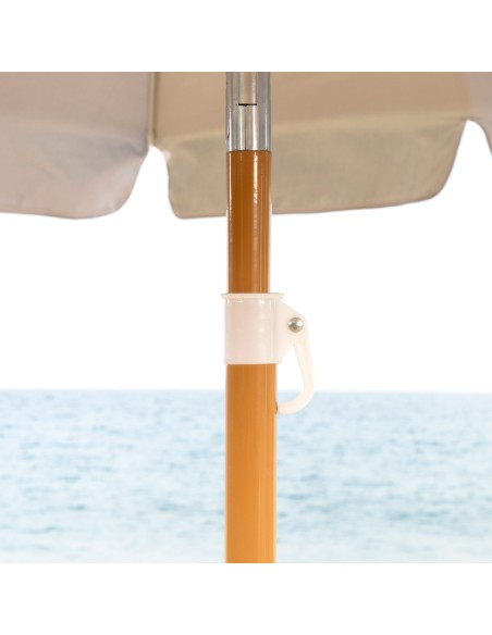 Guarda-sol de praia arco-íris de 8 nervuras e 200 cm