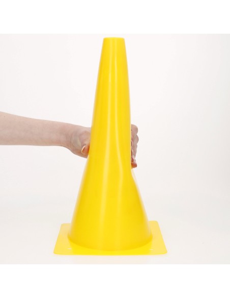 Conjunto de 10 cones de treino multicoloridos de 32 cm empilháveis e resistentes