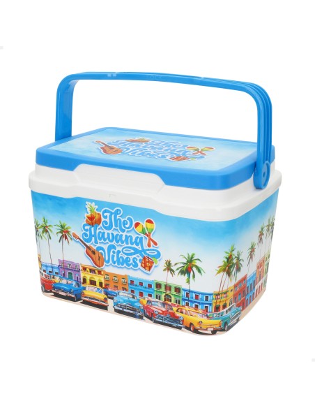 O refrigerador portátil rígido Havana Vibes de 5 litros