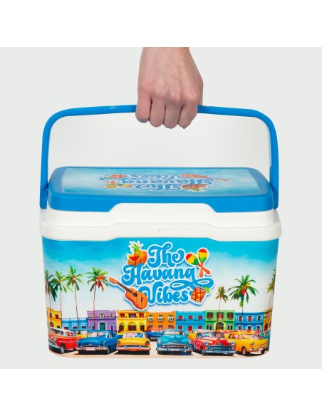 O refrigerador portátil rígido Havana Vibes de 5 litros